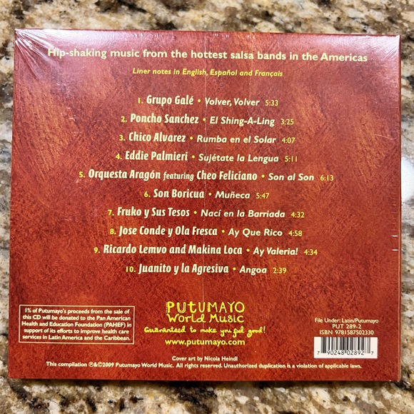 Putumayo 3-CD pack - Afro-Latin Party, Salsa & India - Brand New - Picture 7 of 7